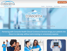 Tablet Screenshot of consortiahealth.com
